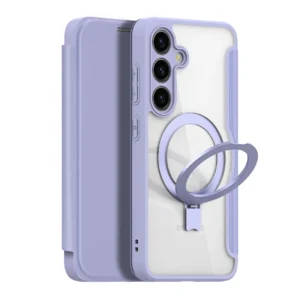 Dux Ducis Skin X Pro case with magnetic ring / stand for Samsung S24 - purpleeng