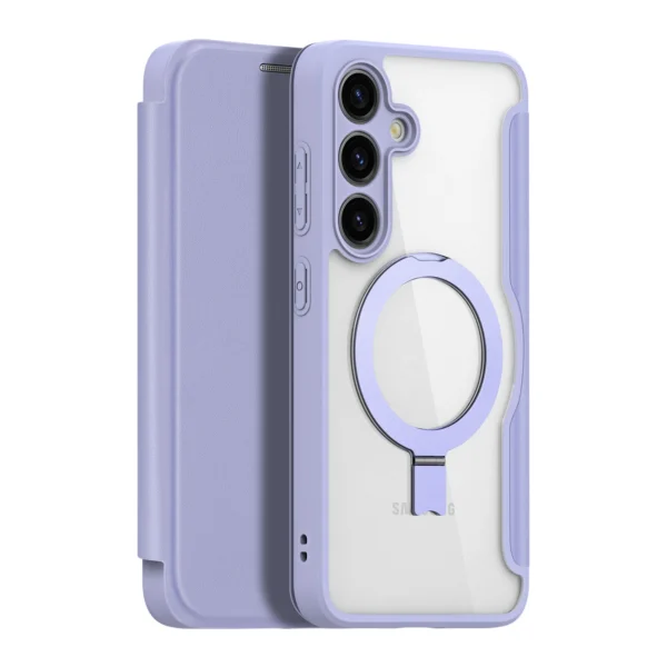 Dux Ducis Skin X Pro case with magnetic ring / stand for Samsung S24 - purpleeng