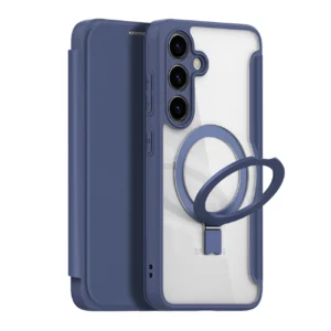Dux Ducis Skin X Pro case with magnetic ring/stand for Samsung S24+ - blueeng