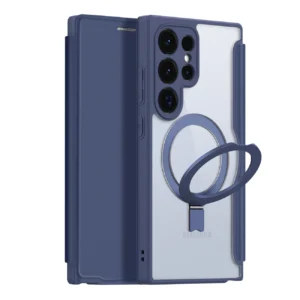 Dux Ducis Skin X Pro case with magnetic ring / stand for Samsung S24 Ultra - blueeng