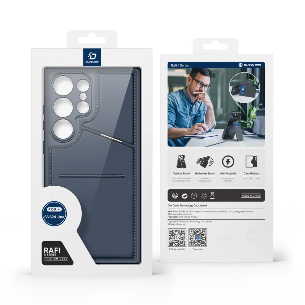 Dux Ducis Rafi ll Mag case for Samsung Galaxy S24 Ultra - blueeng