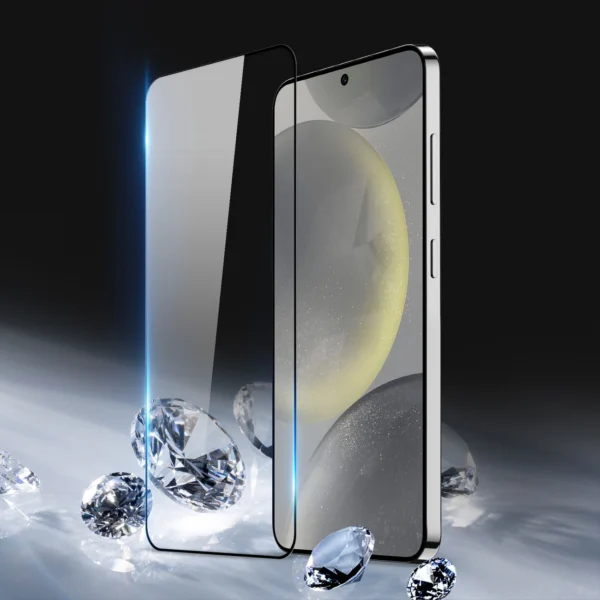 3D Dux Ducis Curved Glass for Samsung S24 - with black frameeng