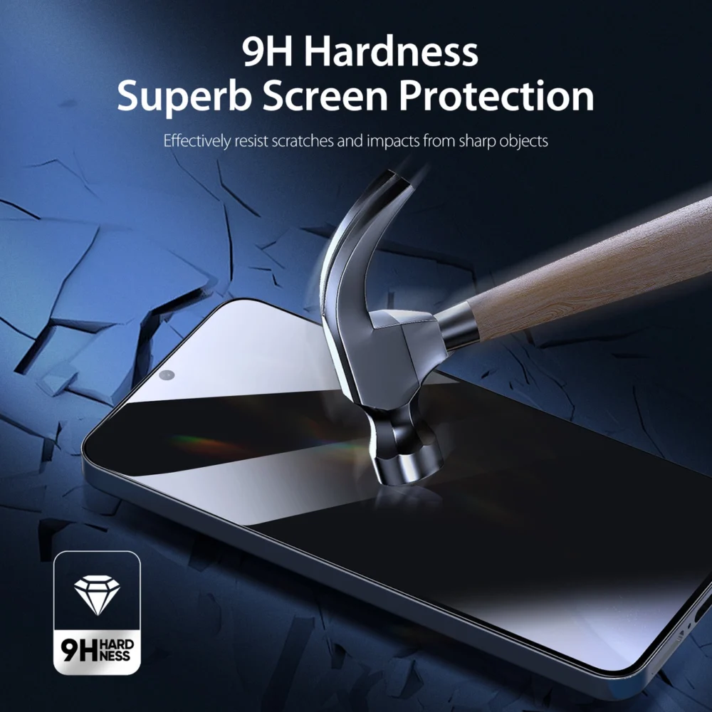 Dux Ducis Glass Privacy for Samsung S24 - with black frameeng