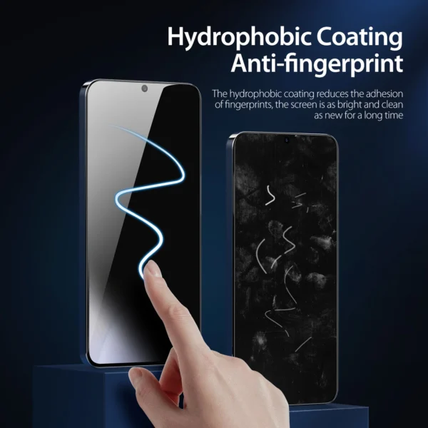 Dux Ducis Glass Privacy for Samsung S24 - with black frameeng