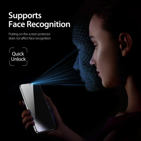Dux Ducis Glass Privacy for Samsung S24 - with black frameeng