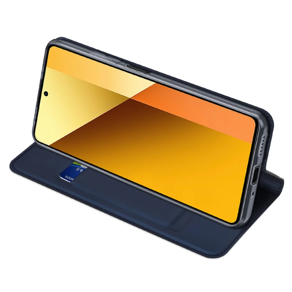 Dux Ducis Skin Pro case with flap and card slot for Xiaomi Redmi Note 13 5G - blueeng