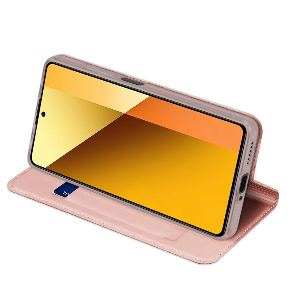 Dux Ducis Skin Pro case with flap and card slot for Xiaomi Redmi Note 13 5G - pinkeng