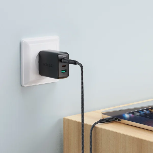 Acefast C8-03 USB-C / USB-C 60W 3A cable - blackeng