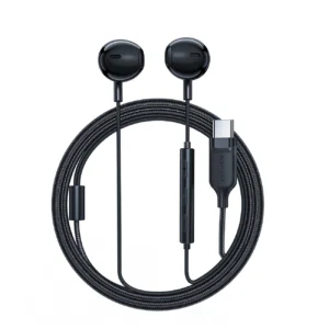 Acefast L2 in-ear headphones with USB-C connector, microphone and remote control 1.2 m - blackeng