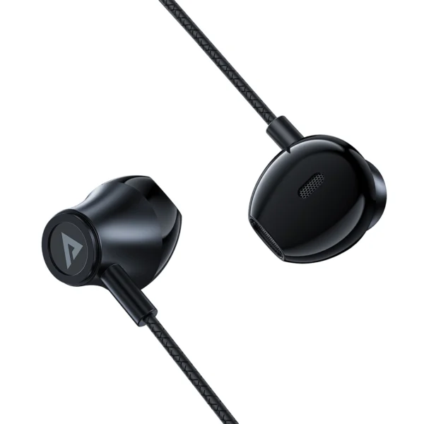 Acefast L2 in-ear headphones with USB-C connector, microphone and remote control 1.2 m - blackeng
