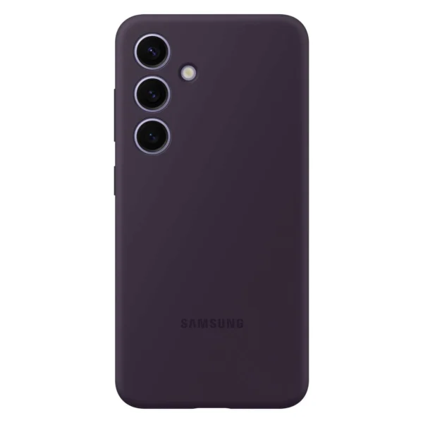 Samsung Silicone Case EF-PS921TEEGWW for Samsung Galaxy S24 - dark purpleeng