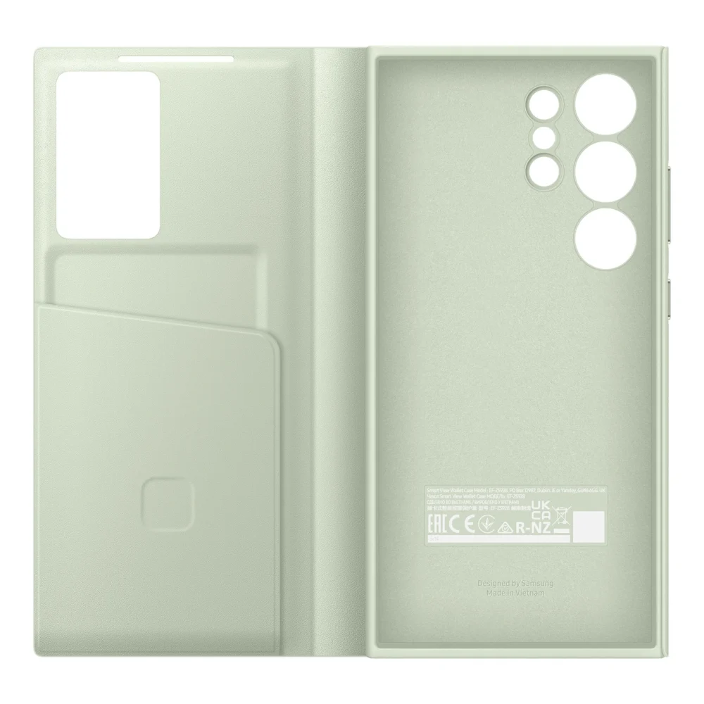 Samsung Smart View Wallet EF-ZS928CGEGWW flip case for Samsung Galaxy S24 Ultra - light greeneng