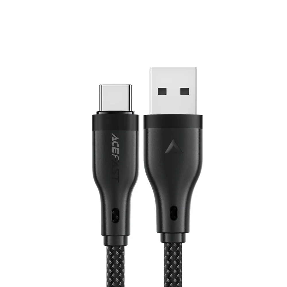 Acefast C8-04 USB-A / USB-C 3A cable 1.2m - blackeng