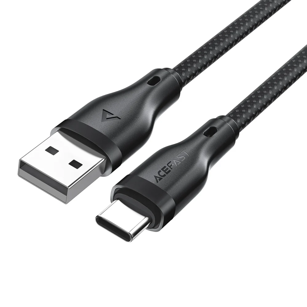Acefast C8-04 USB-A / USB-C 3A cable 1.2m - blackeng