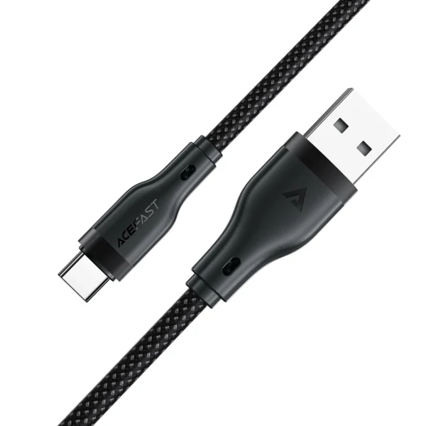 Acefast C8-04 USB-A / USB-C 3A cable 1.2m - blackeng