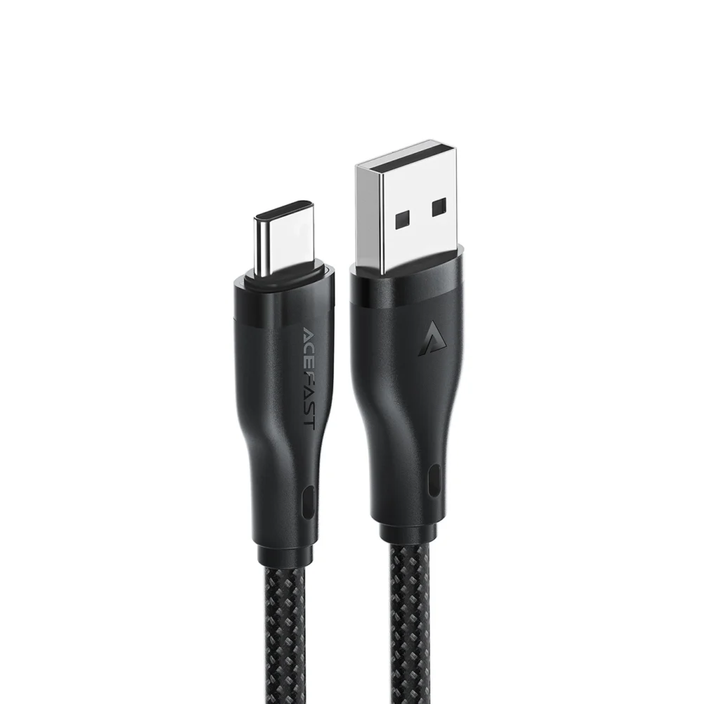 Acefast C8-04 USB-A / USB-C 3A cable 1.2m - blackeng