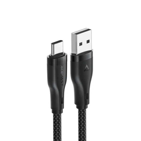 Acefast C8-04 USB-A / USB-C 3A cable 1.2m - blackeng