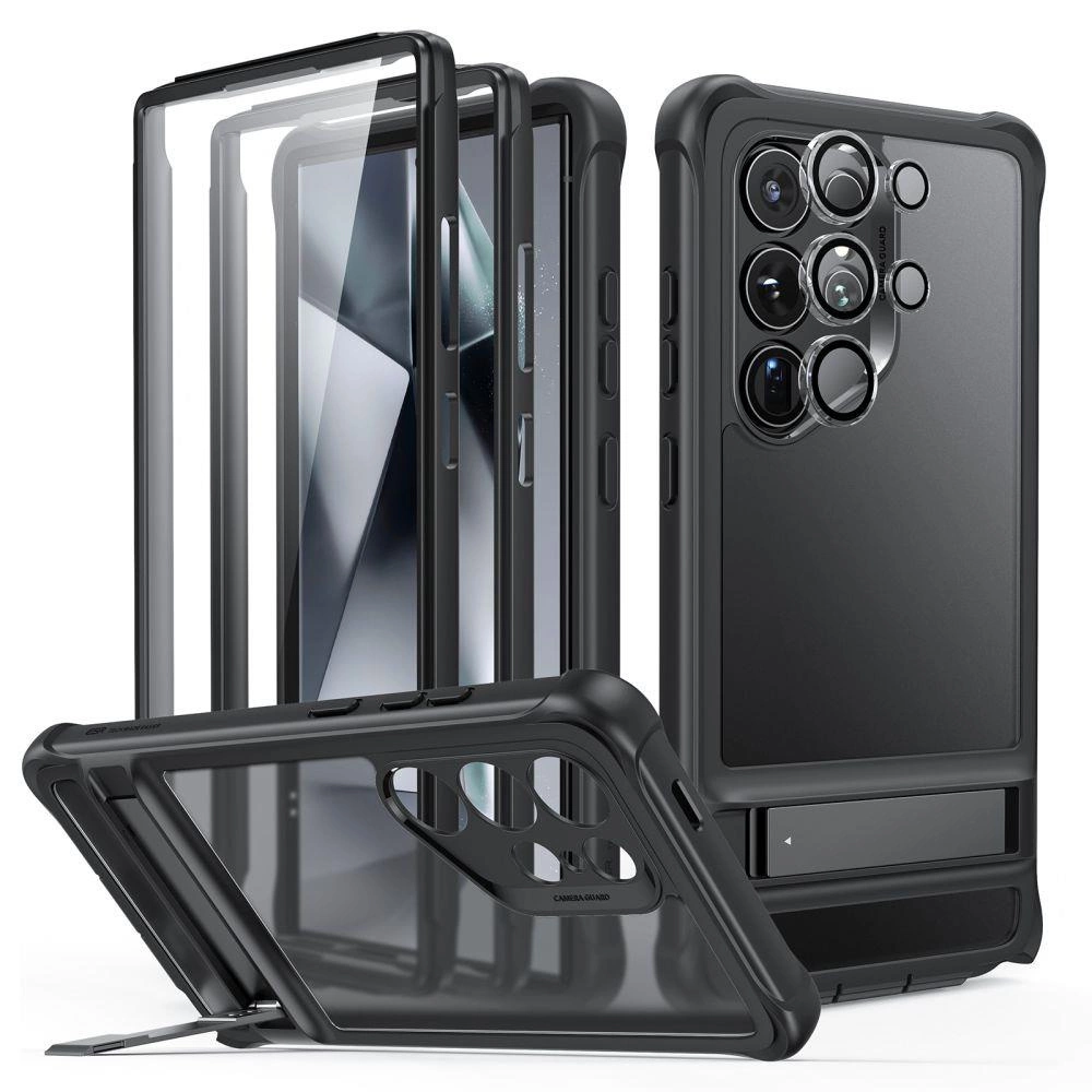 ESR Armor Kickstand Case for Samsung Galaxy S24 Ultra - Clear Blackeng