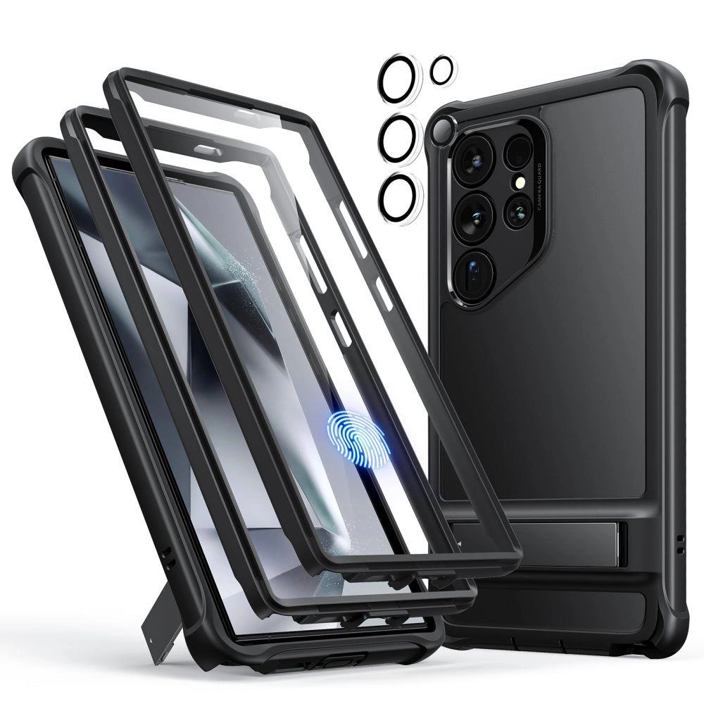 ESR Armor Kickstand Case for Samsung Galaxy S24 Ultra - Clear Blackeng