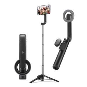 Selfie stick Spigen S570W MagSafe tripod with Bluetooth - blackeng