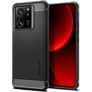 Spigen Rugged Armor case for Xiaomi 13T / 13T Pro - matte blackeng