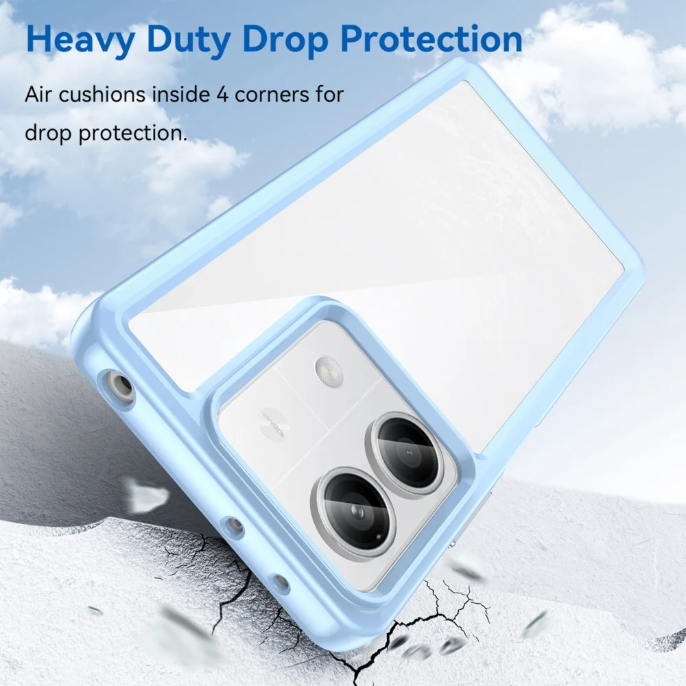 Outer Space Case with gel frame for Xiaomi Redmi Note 13 Pro - blueeng