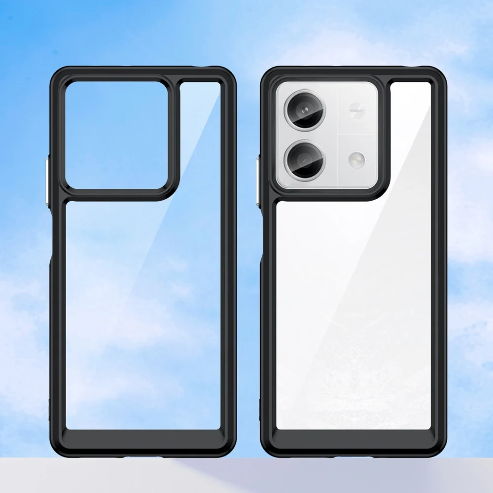 Outer Space Case with gel frame for Xiaomi Redmi Note 13 Pro+ - blackeng