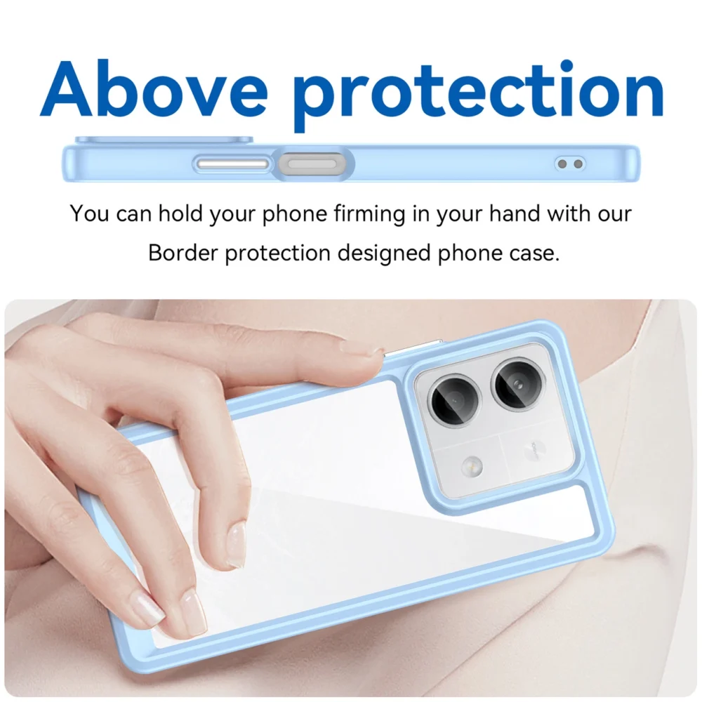 Outer Space Case with gel frame for Xiaomi Redmi Note 13 Pro+ - blueeng