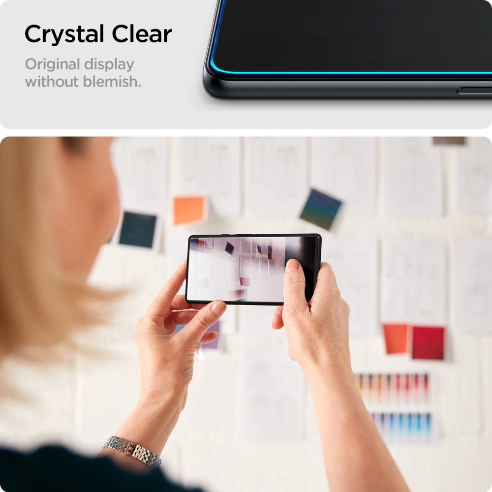 Spigen Glas.tR Slim Tempered Glass for Samsung Galaxy A15 4G / 5G / A25 5G - 2 pcs.eng