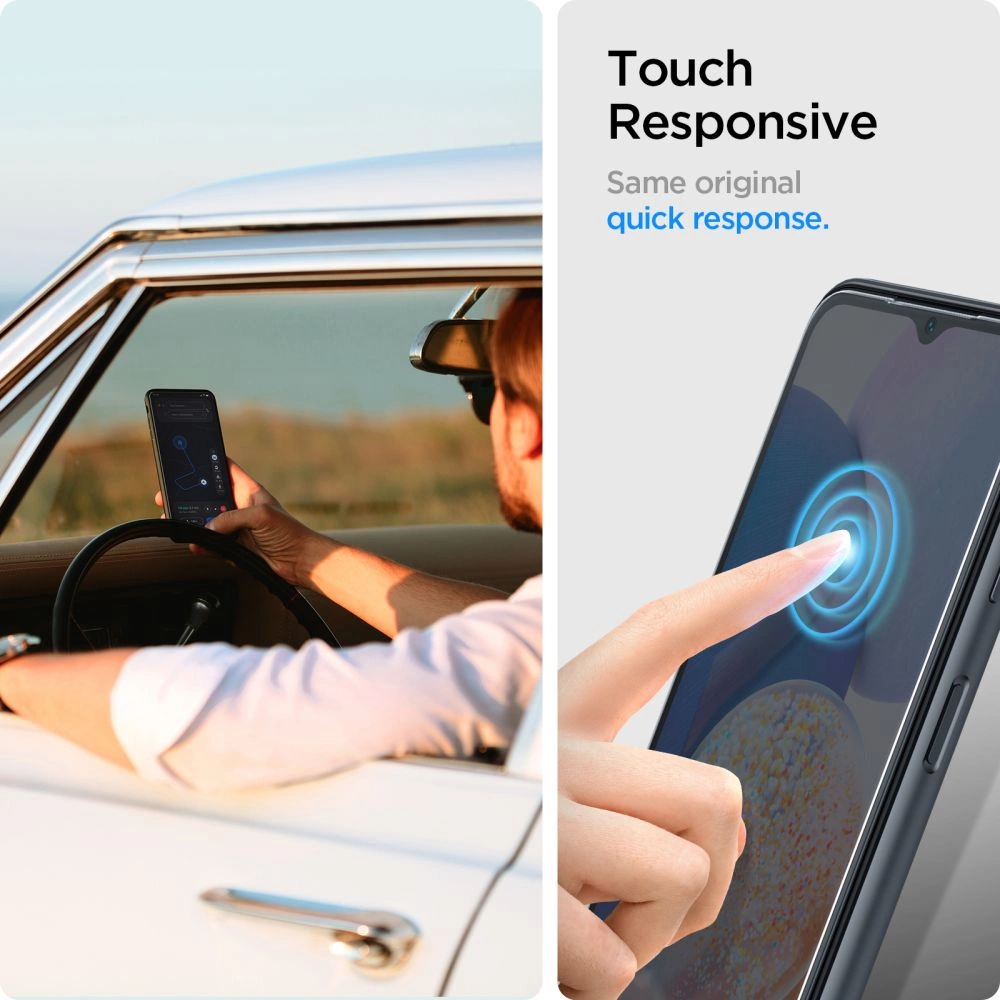Spigen Glas.tR Slim Tempered Glass for Samsung Galaxy A15 4G / 5G / A25 5G - 2 pcs.eng