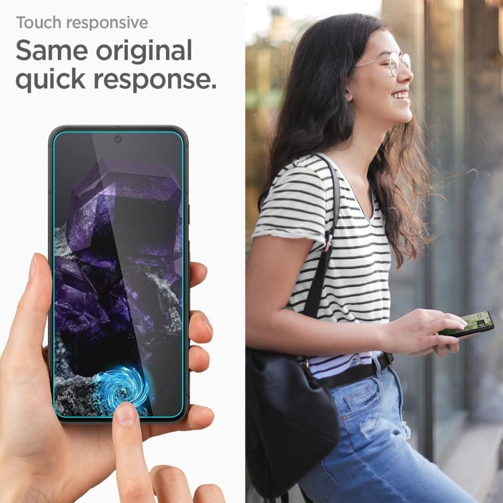 Spigen ALM Glas.tR tempered glass for Google Pixel 8 - 2 pcs.eng