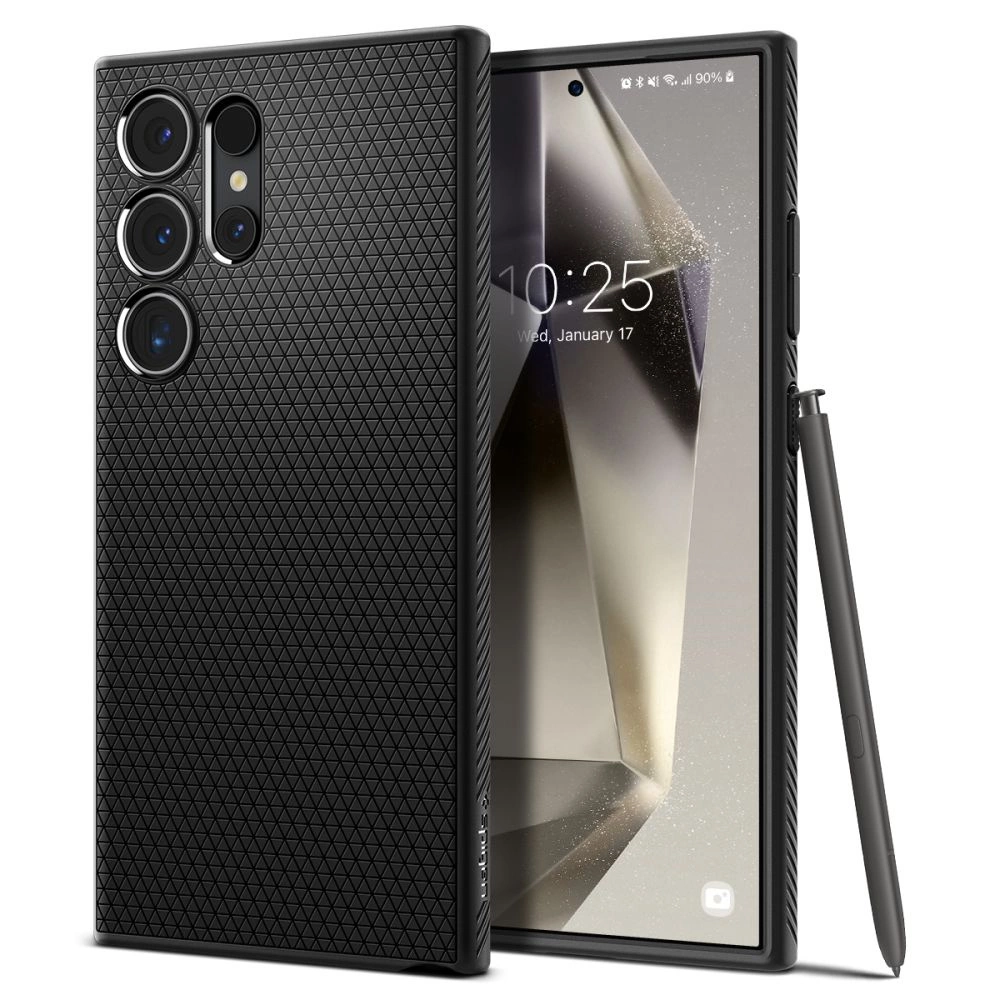 Spigen Liquid Air Case for Samsung Galaxy S24 Ultra - Matte Blackeng