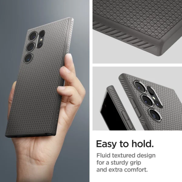 Spigen Liquid Air Case for Samsung Galaxy S24 Ultra - Grayeng