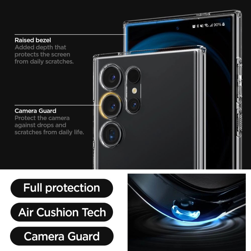 Spigen Liquid Crystal Case for Samsung Galaxy S24 Ultra - Cleareng