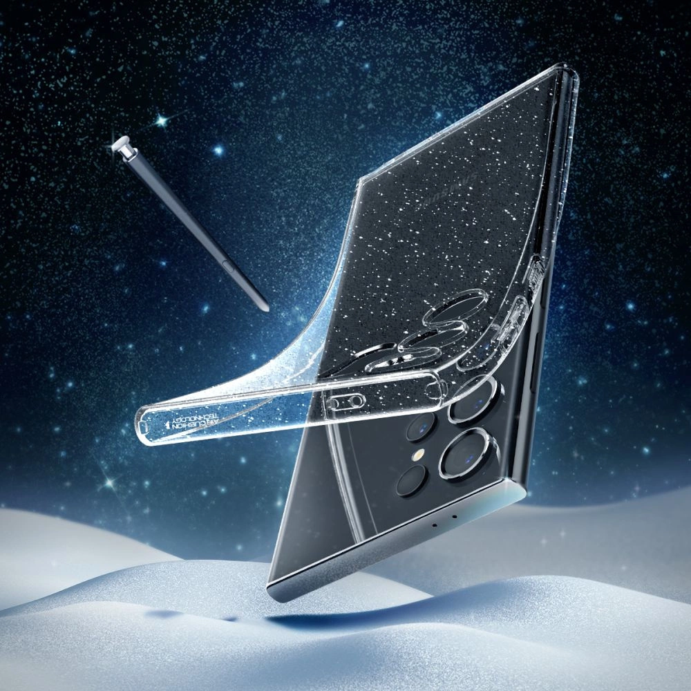 Spigen Liquid Crystal Case for Samsung Galaxy S24 Ultra - Clear Glittereng