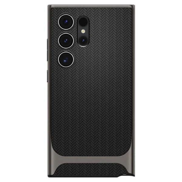 Spigen Neo Hybrid Case for Samsung Galaxy S24 Ultra - Metallic Grayeng