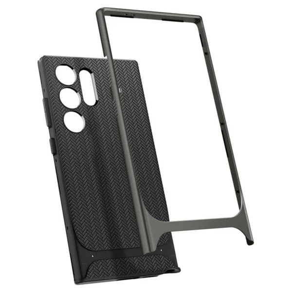 Spigen Neo Hybrid Case for Samsung Galaxy S24 Ultra - Metallic Grayeng