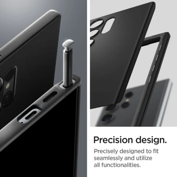 Spigen Thin Fit Case for Samsung Galaxy S24 Ultra - Blackeng
