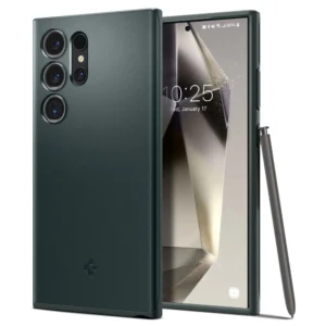 Spigen Thin Fit Case for Samsung Galaxy S24 Ultra - Dark Greeneng