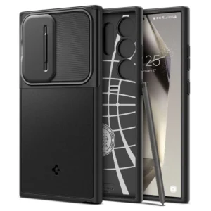Spigen Optik Armor Case for Samsung Galaxy S24 Ultra - Blackeng