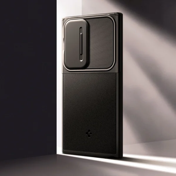 Spigen Optik Armor Case for Samsung Galaxy S24 Ultra - Blackeng