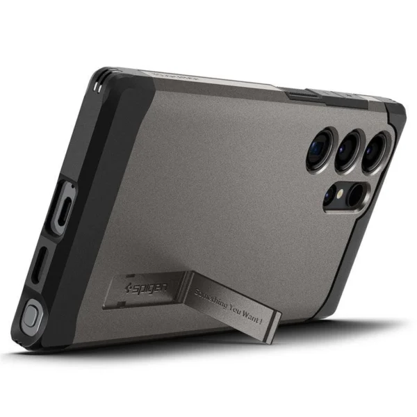 Spigen Tough Armor Case for Samsung Galaxy S24 Ultra - Metallic Grayeng