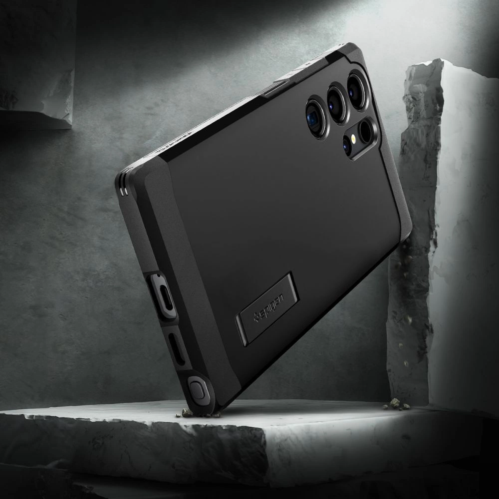 Spigen Tough Armor Case for Samsung Galaxy S24 Ultra - Blackeng