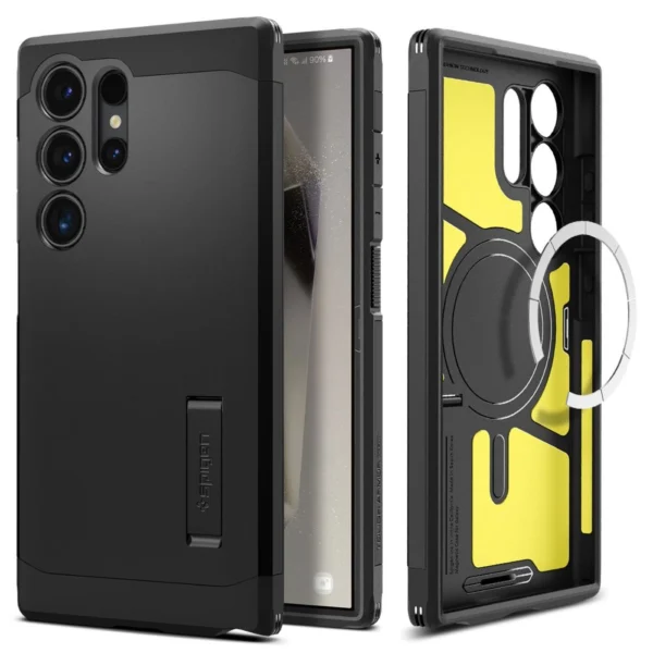 Spigen Tough Armor MagSafe case for Samsung Galaxy S24 Ultra - blackeng