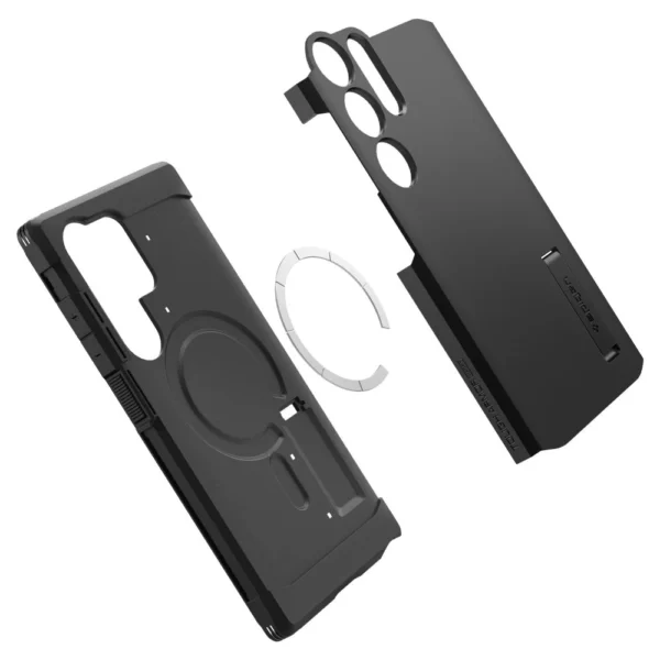 Spigen Tough Armor MagSafe case for Samsung Galaxy S24 Ultra - blackeng