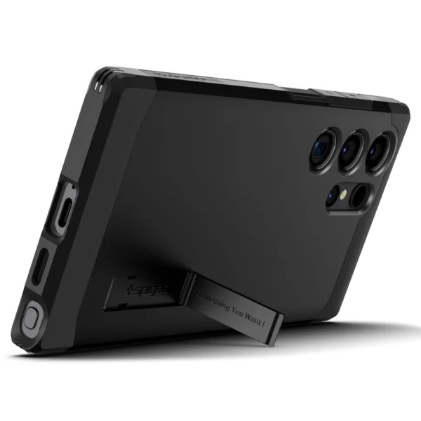 Spigen Tough Armor MagSafe case for Samsung Galaxy S24 Ultra - blackeng