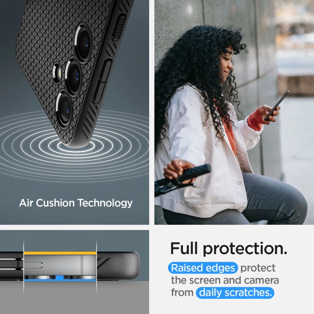 Spigen Liquid Air Case for Samsung Galaxy S24+ - Matte Blackeng
