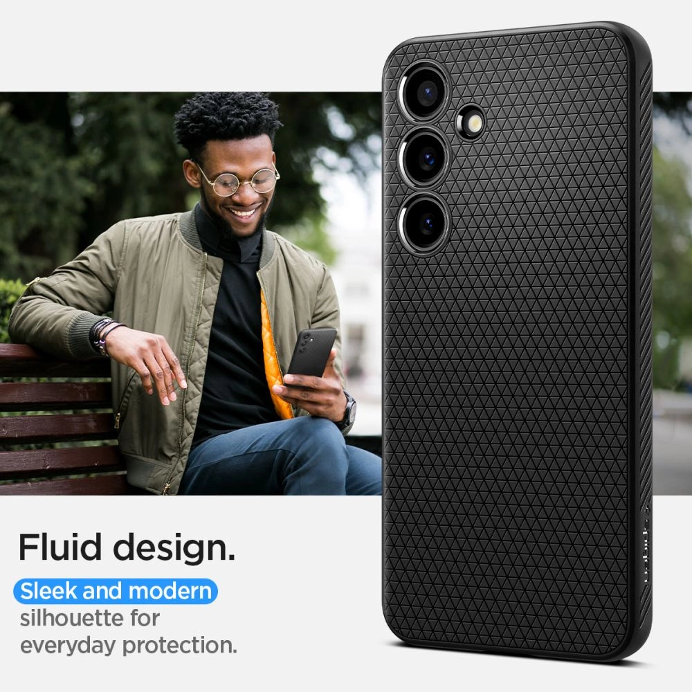 Spigen Liquid Air Case for Samsung Galaxy S24+ - Matte Blackeng