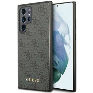 Guess 4G Metal Gold Logo case for Samsung Galaxy S24 Ultra - blackeng