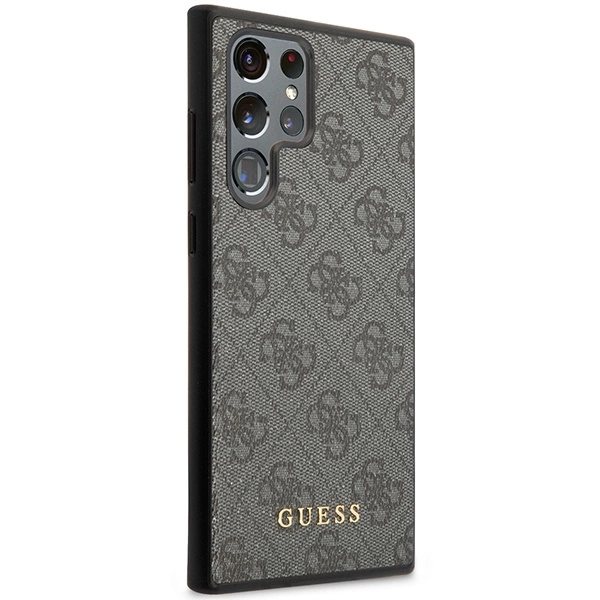 Guess 4G Metal Gold Logo case for Samsung Galaxy S24 Ultra - blackeng